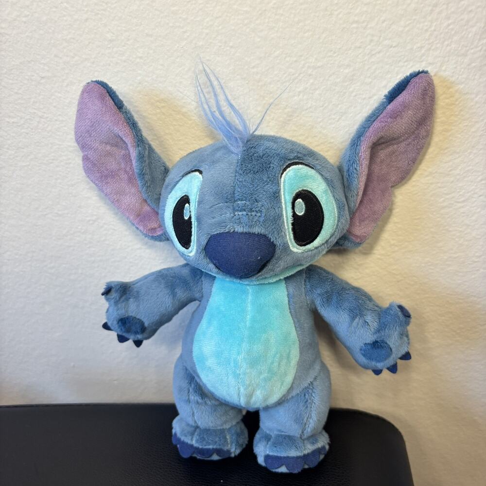 Disney Stitch Plush Toy 10” Blue Stuffed Animal Plushie Lilo & Stitch Doll
